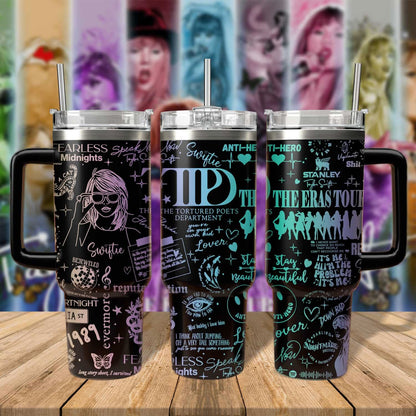 All 11 of Eras - 40oz Albums Tumbler 407HLTLTB021