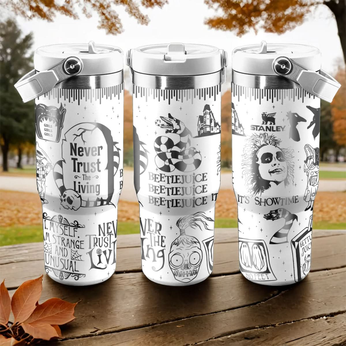 Beetlejuice Horror IceFlow 40oz Tumbler - 409TTHNTB002