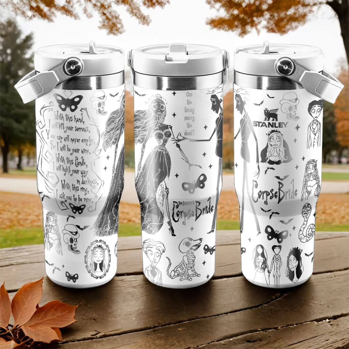 Couple Corpse Bride IceFlow 40oz Tumbler - 409HLHNTB156