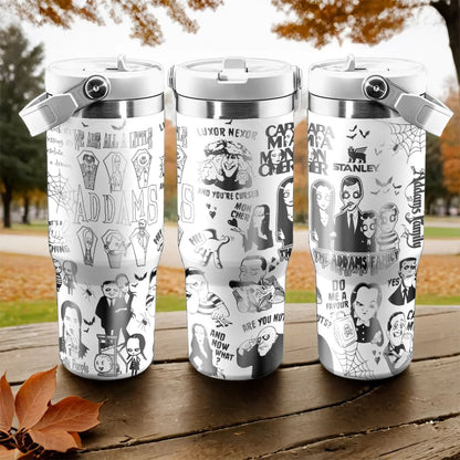 Wednesday Addams, Addams Family IceFlow 40oz Tumbler - 409TTHNTB006