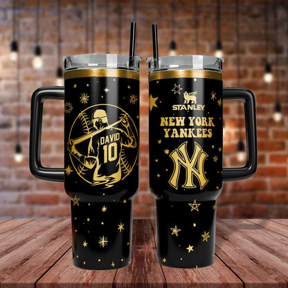 Custom Baseball Team Engraved 40oz Tumbler