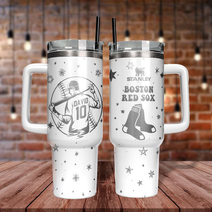 Custom Baseball Team Engraved 40oz Tumbler