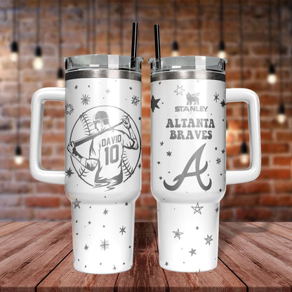 Custom Baseball Team Engraved 40oz Tumbler