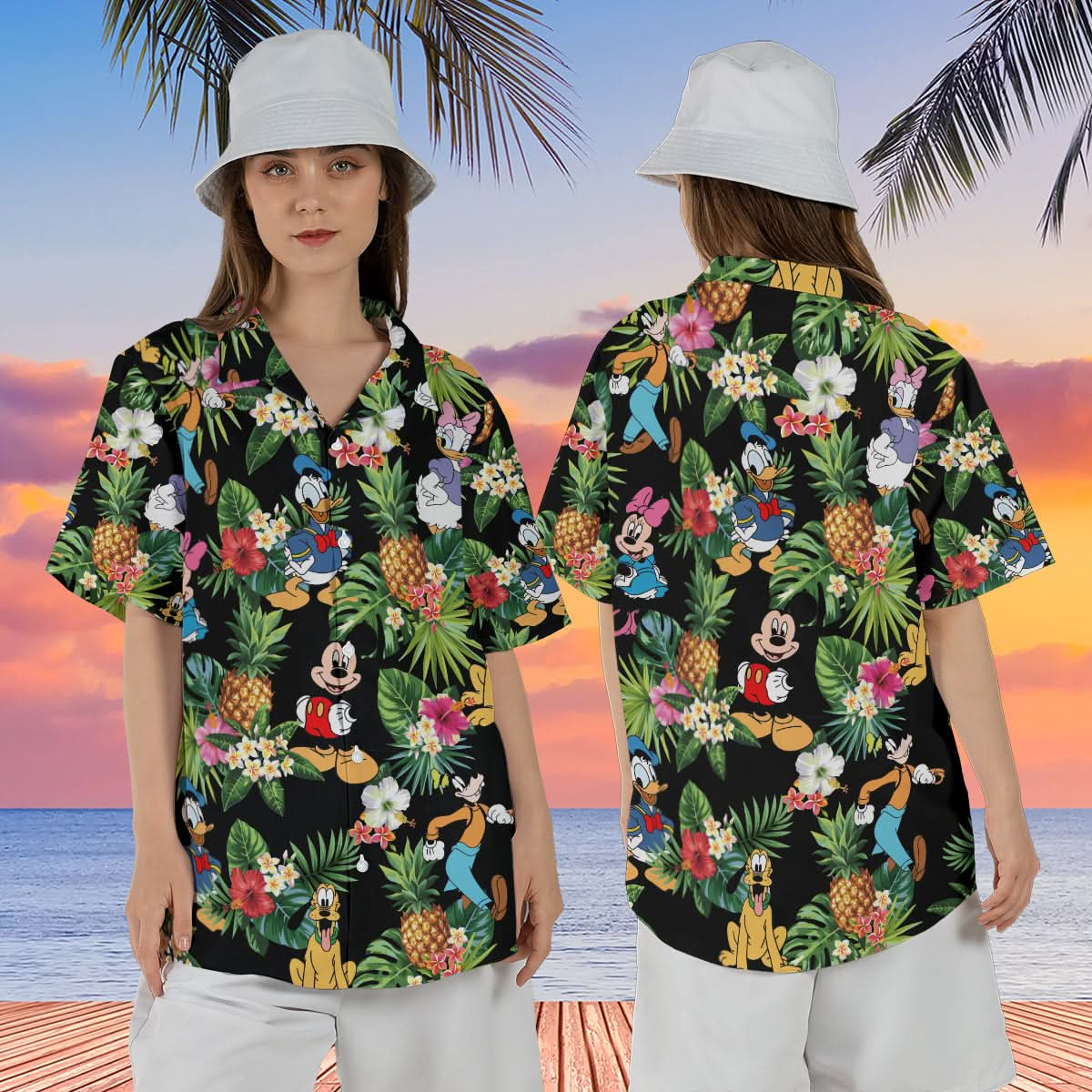 DN Mouse and Friends Hawaiian Shirt- 406TTHNHS113