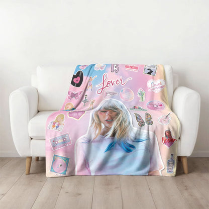 Pink Taylor Swift Lovers Blanket 407HLHNBL055