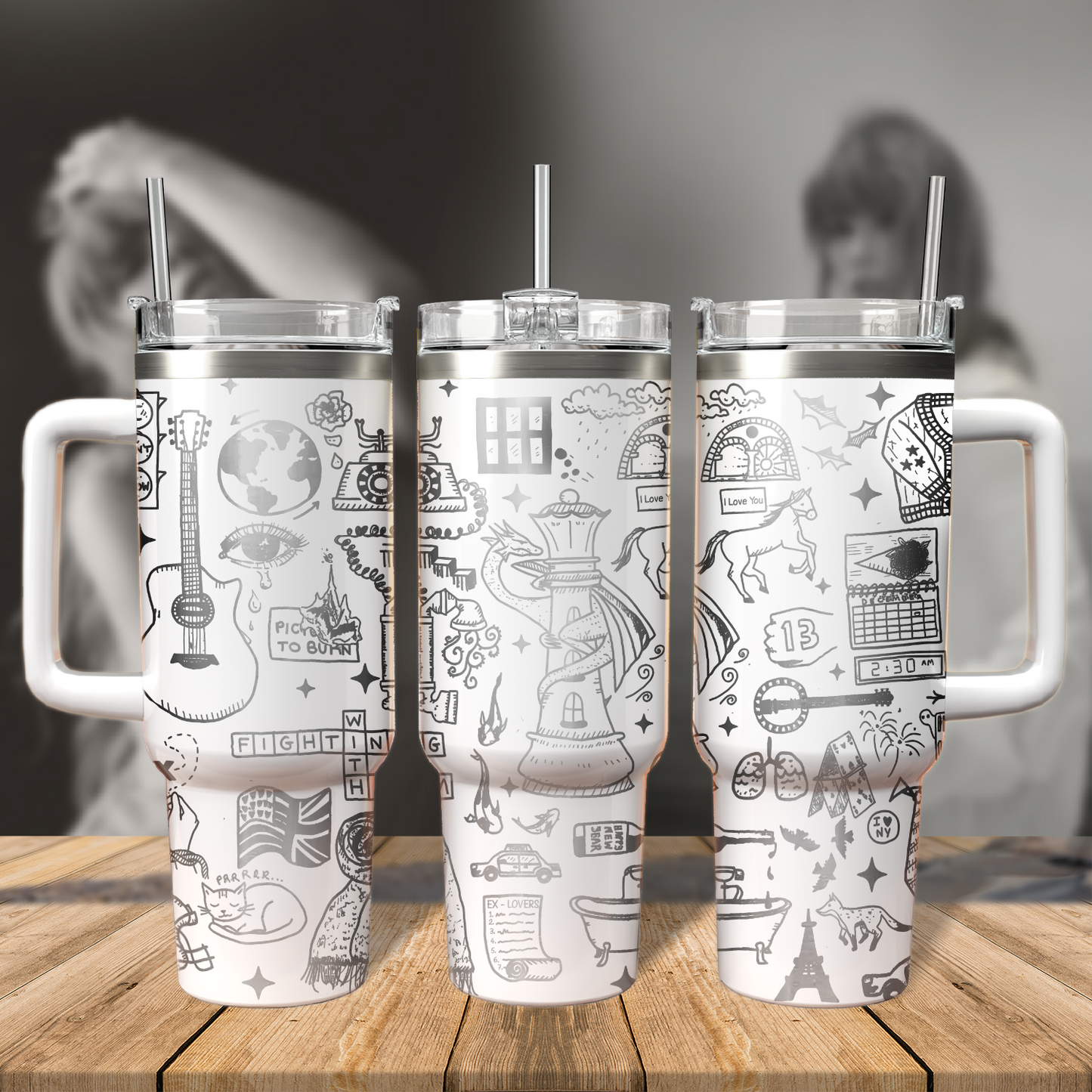 TS 40oz Tumbler TLA46 - Perfect Gift For Fans