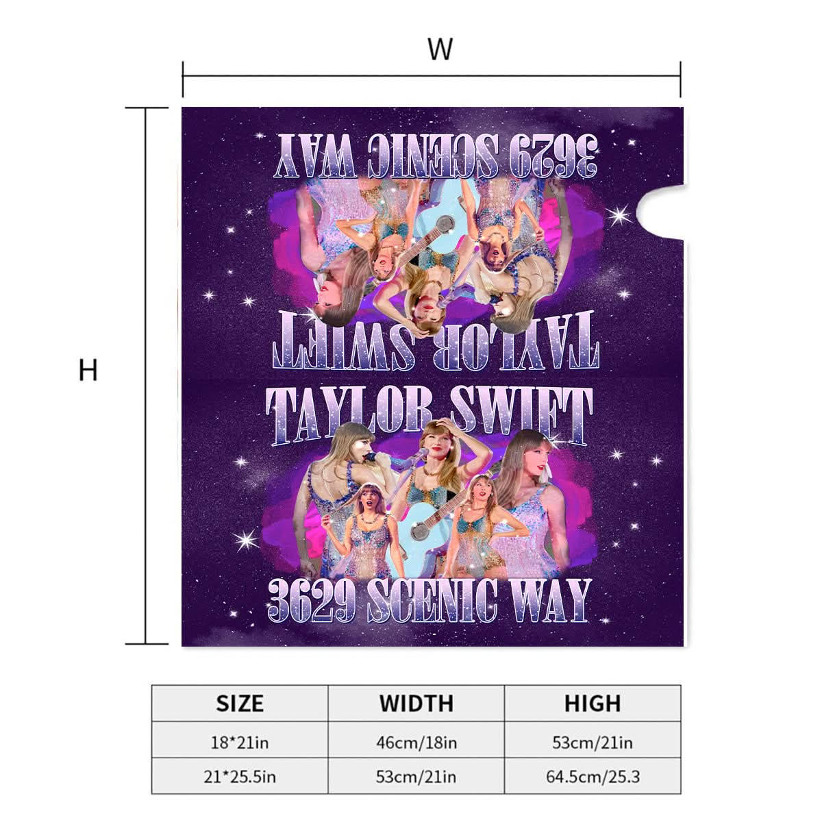 Taylor Swift Era Tour Mailbox Cover- 406TTHNMC136