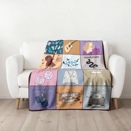 Taylor Swift Albums Blanket - 408HLHNBL074