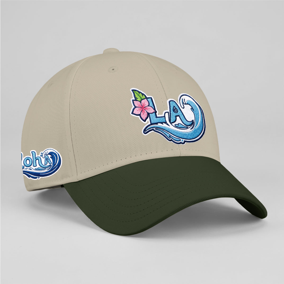 LAD Aloha Baseball Embroidered Cap