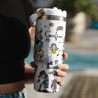 Custom Coraline IceFlow 40oz Tumbler - 410TTHNTB004