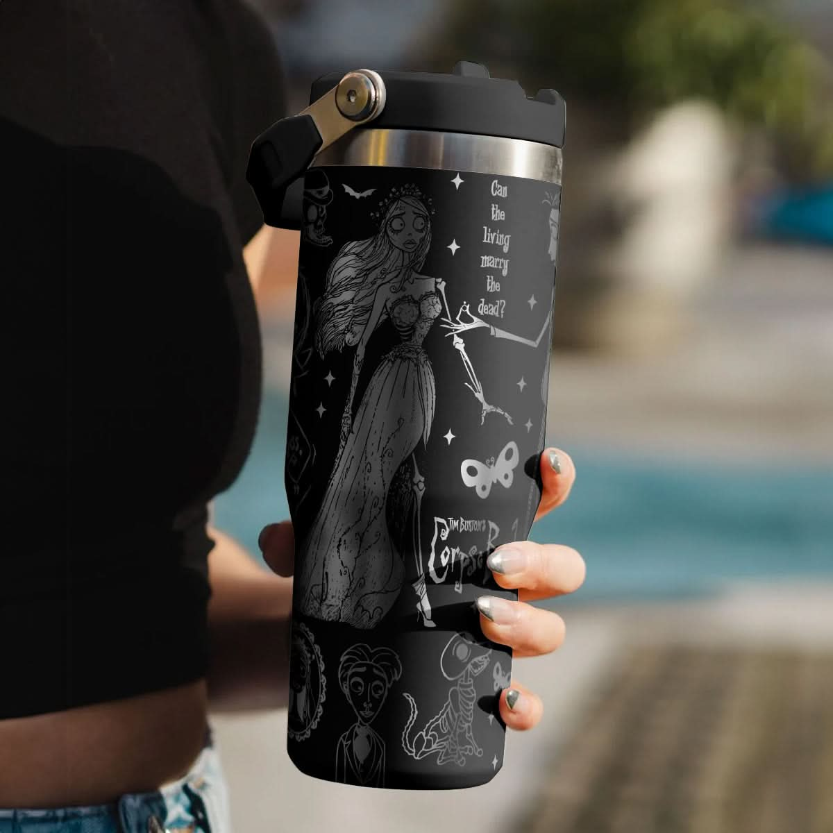 Couple Corpse Bride IceFlow 40oz Tumbler - 409HLHNTB156