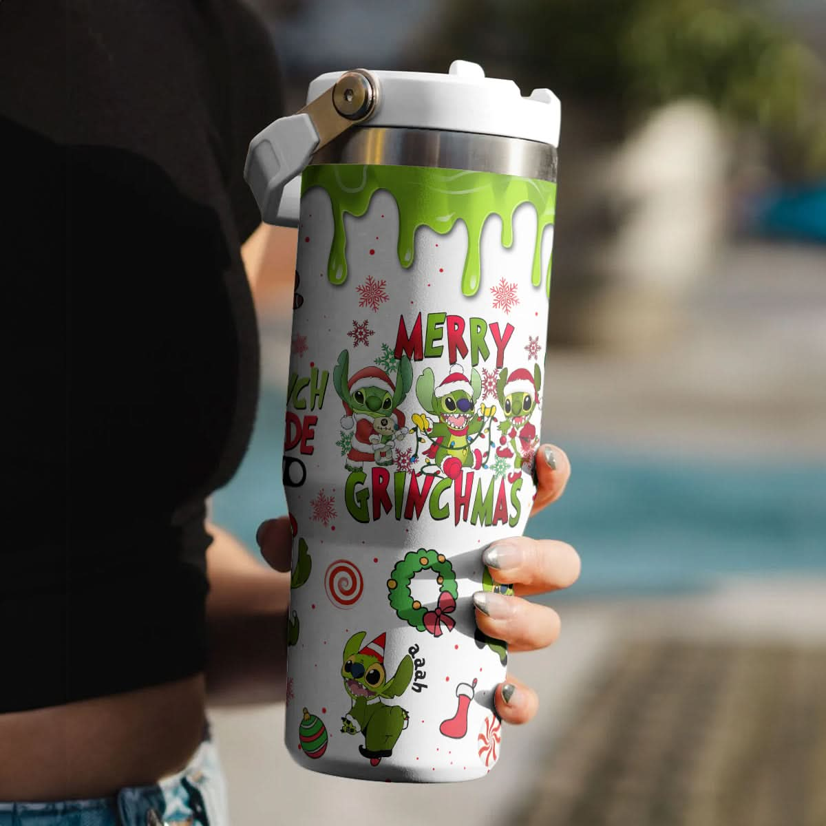 Grinch IceFlow 40oz Tumbler - 410TTHNTB008