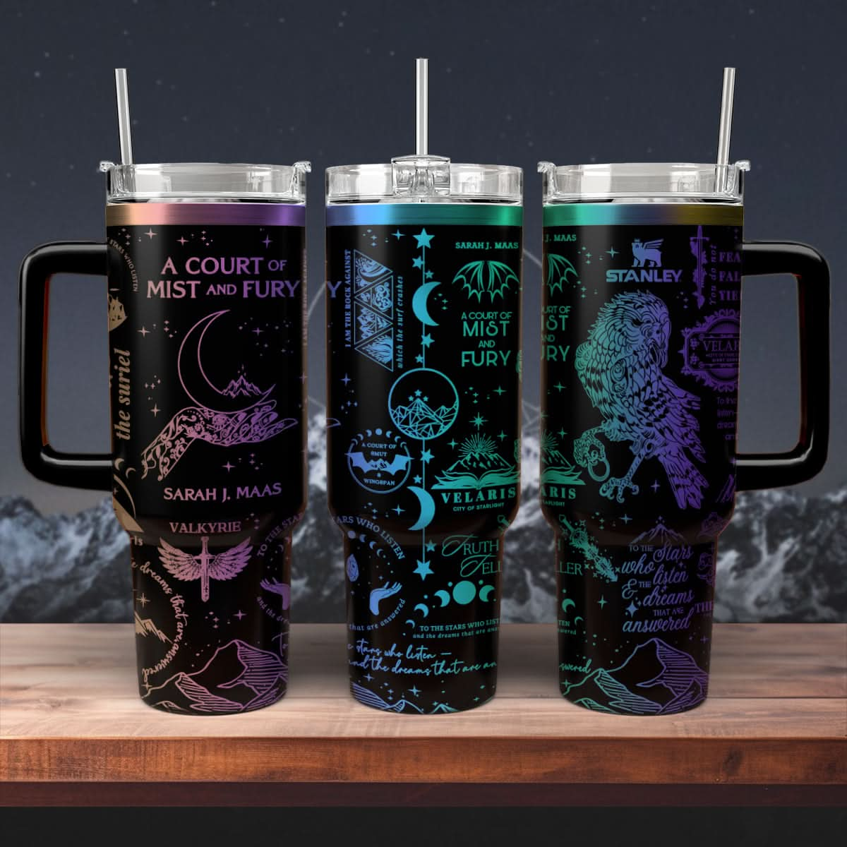 A Court of Mist and Fury 40oz Tumbler - 407VTHNTB007