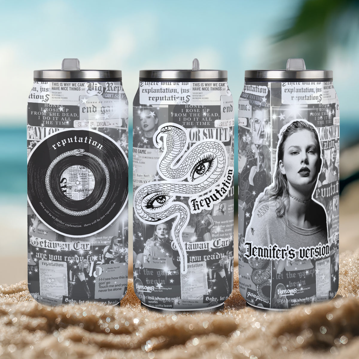 Best Gift For TS Fan Reputation Album, Custom Can Tumbler 17oz - 412MCHNCT002