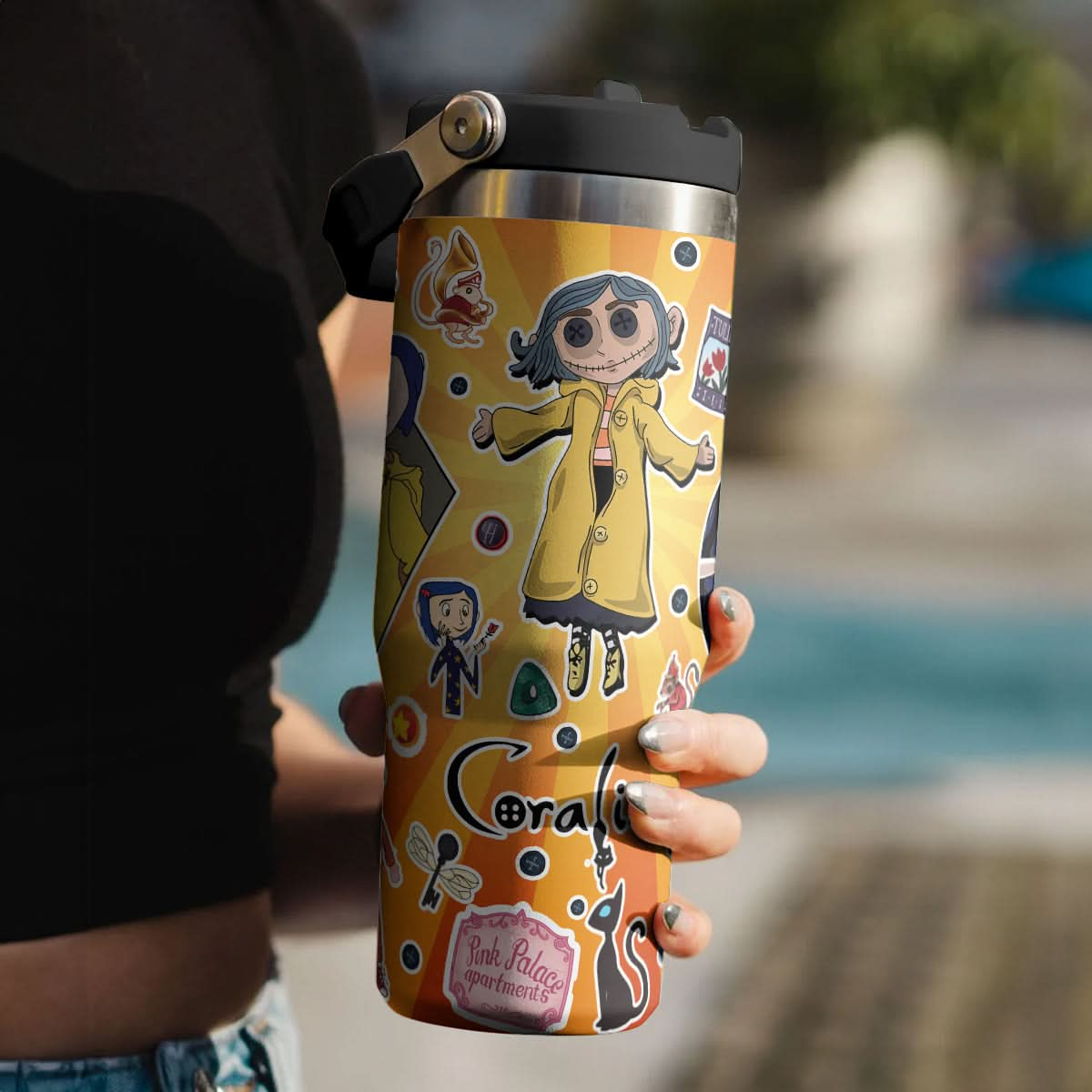 Coraline Movies IceFlow 40oz Tumbler - 410TTHNTB005