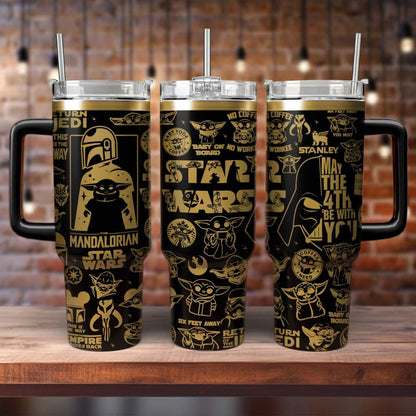 SW Inspired Yoda Galaxy Gift For Fans Tumbler- 406TTHNTB162