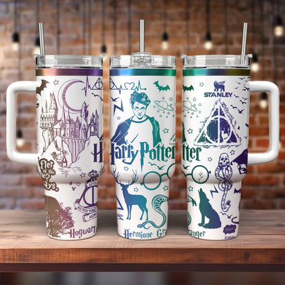 Harry Potter Wizards Engraved 40 oz Tumbler - 407HLHNTB070