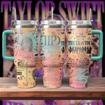 All 11 of Eras - 40oz Albums Tumbler 407HLTLTB021