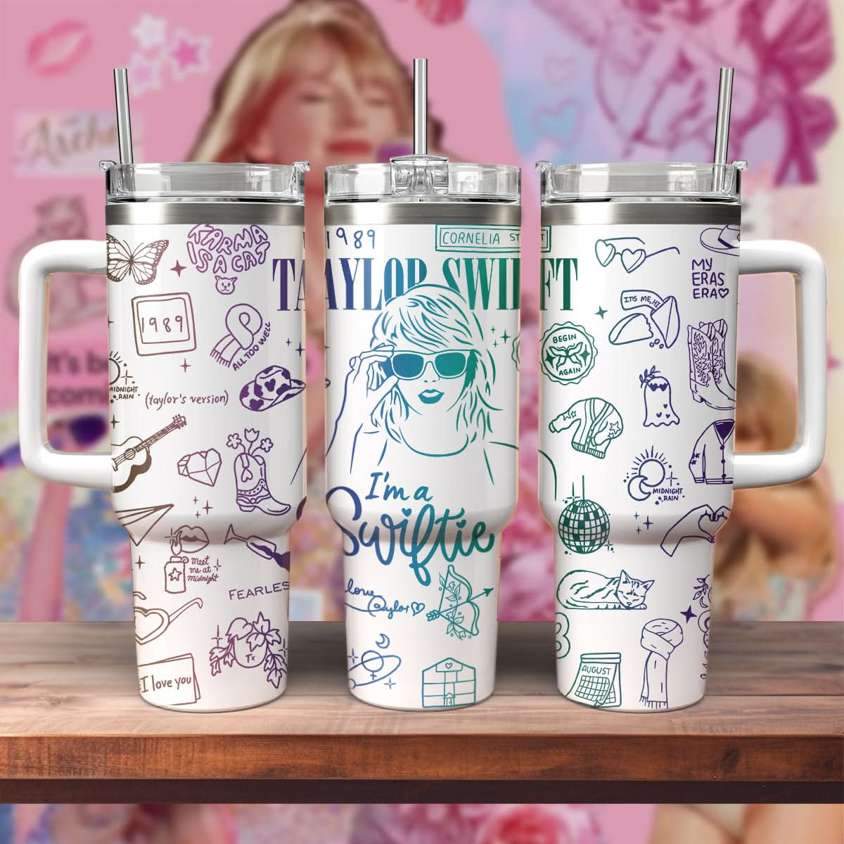 All 11 of TS Eras - 40oz Tumbler 406HLHNTB006