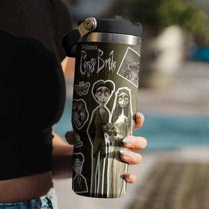 Halloween Corpse Bride IceFlow 40oz Tumbler - 409HLHNTB170