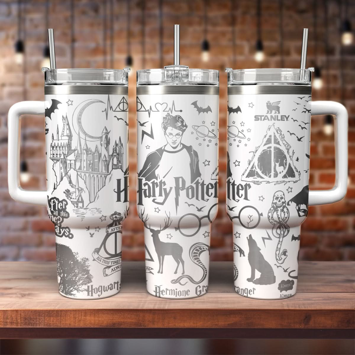 Harry Potter Wizards Engraved 40 oz Tumbler - 407HLHNTB070