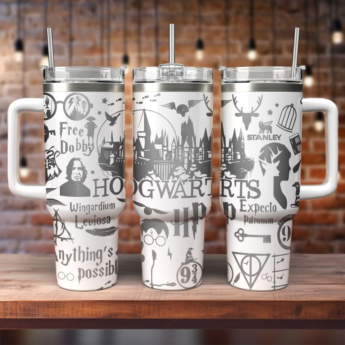 HP Hogwarts Wizards Engraved Tumbler - 407HLHNTB073