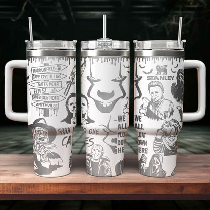 Horror Movies Characters 40oz Tumbler - 407HLHNTB061