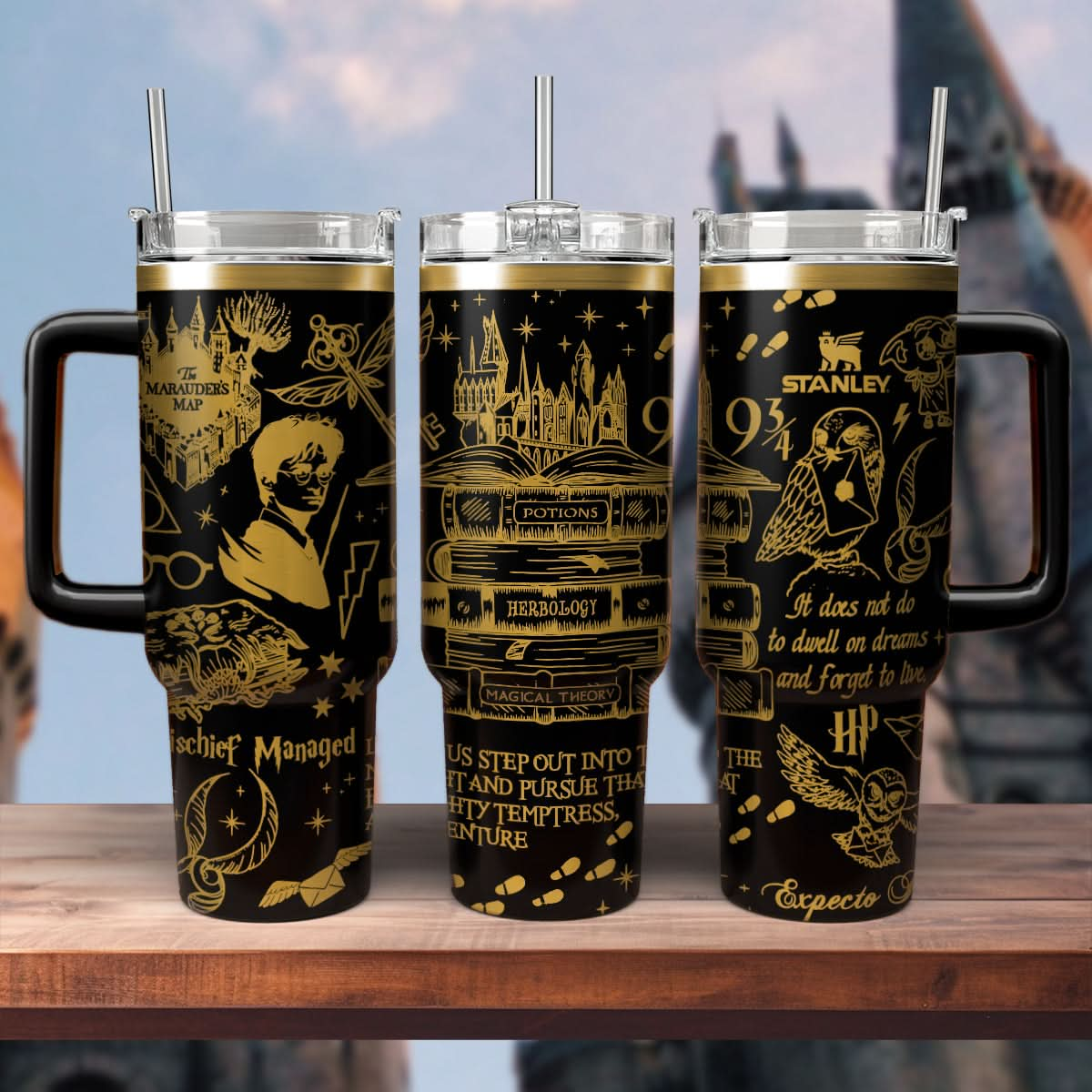 HP Wizards Engraved Tumbler - 407HLHNTB058