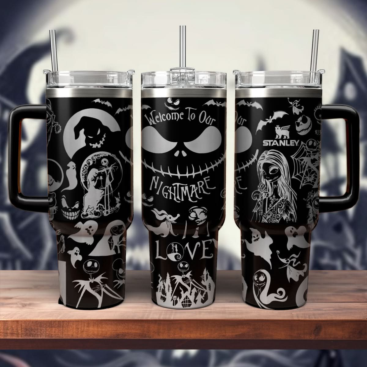 The Nightmare Christmas 40oz Tumbler - 408HLHNTB083