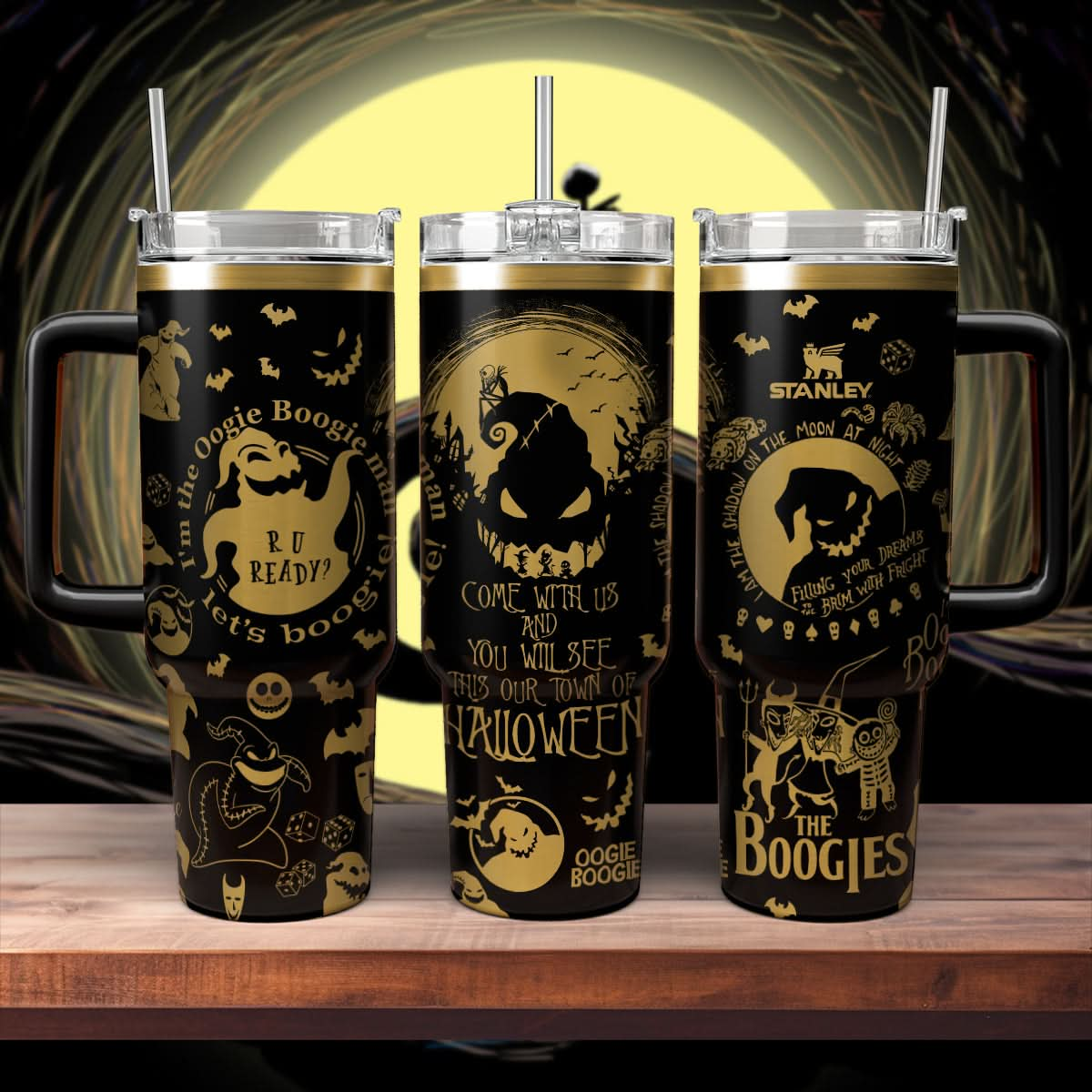 "I'm the Oogie Boogie man" Tumbler - 408VTHNTB033