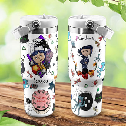 Coraline Custom IceFlow 40oz Tumbler - 410TTHNTB001