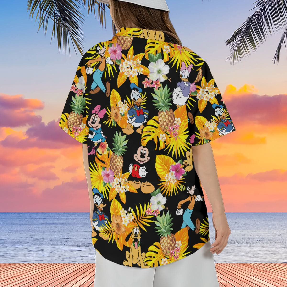 Mouse and Friends Hawaiian Summer Shirt- 406TTHNHS114