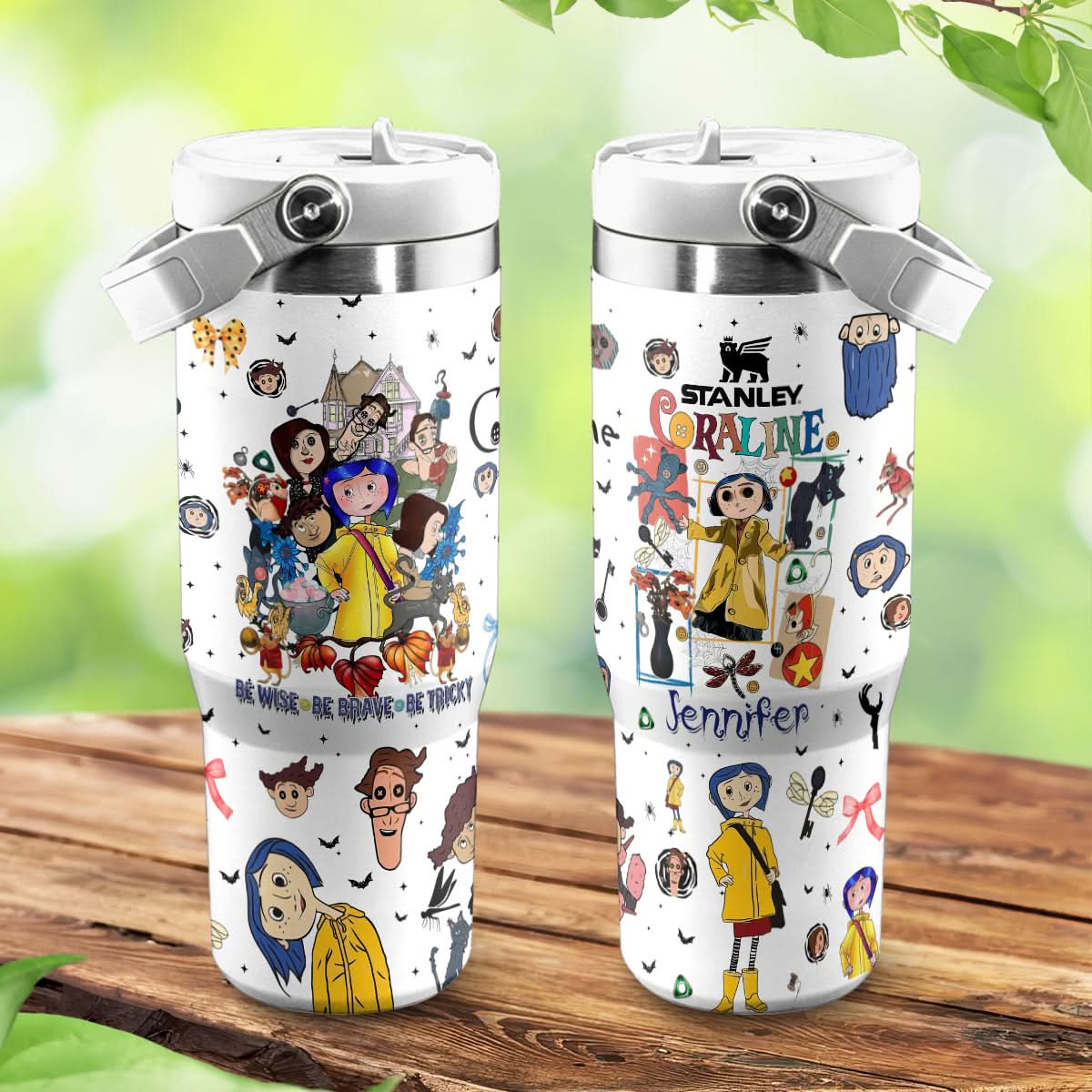 Custom Coraline IceFlow 40oz Tumbler - 410TTHNTB004