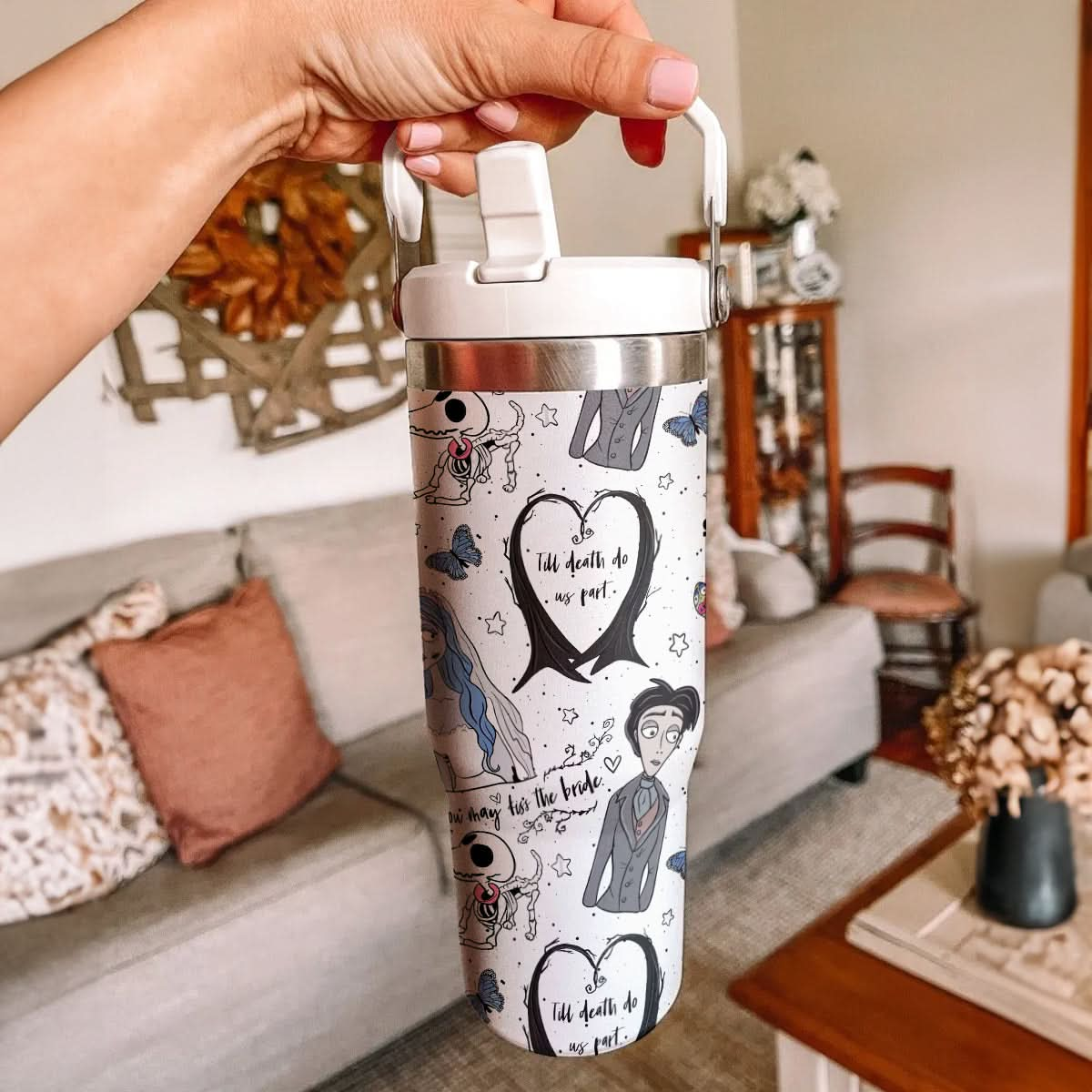 Corpse Bride IceFlow 40oz Custom Tumbler - 409VTHNTB056