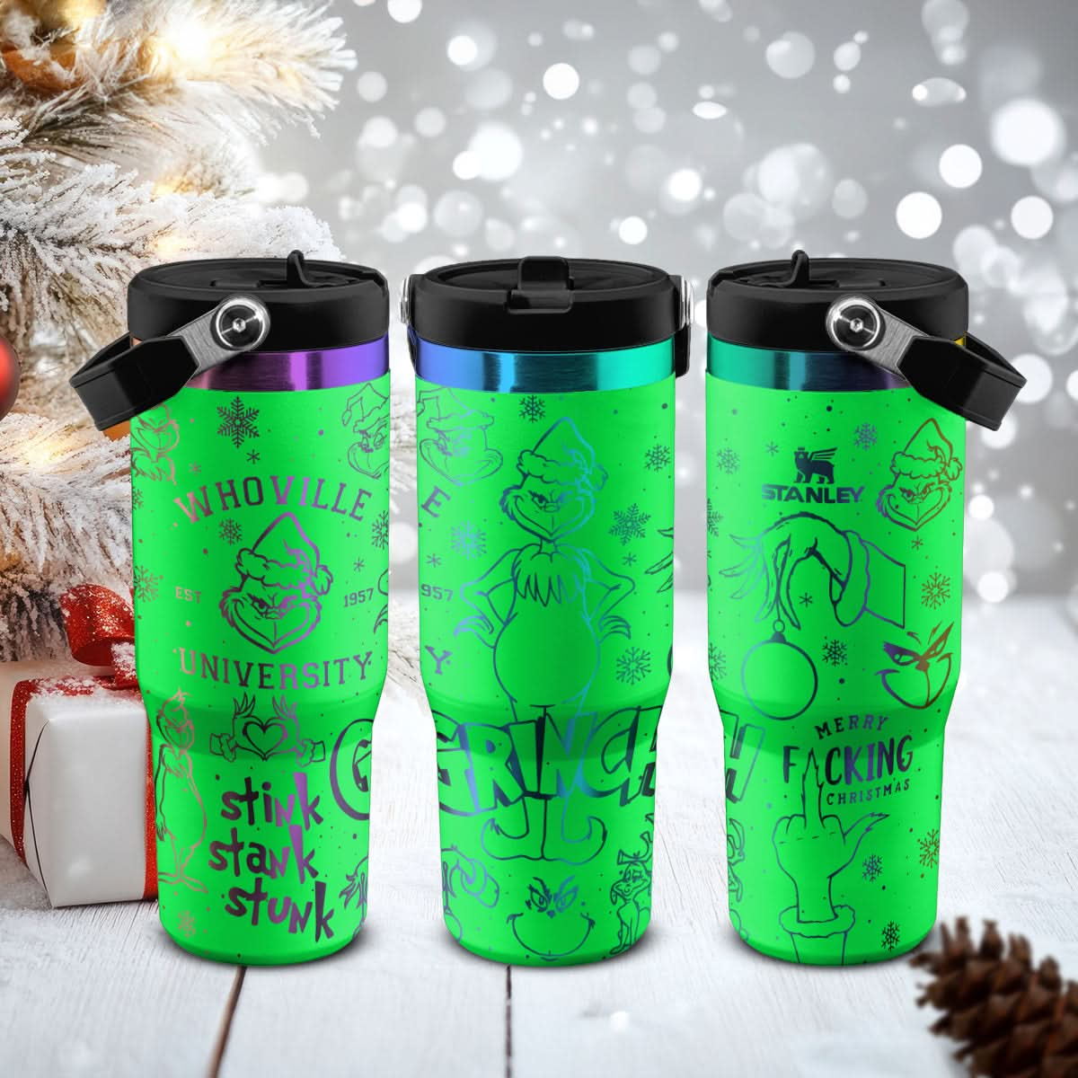 Grinch Whoville IceFlow 40oz Tumbler - 410HLHNTB005