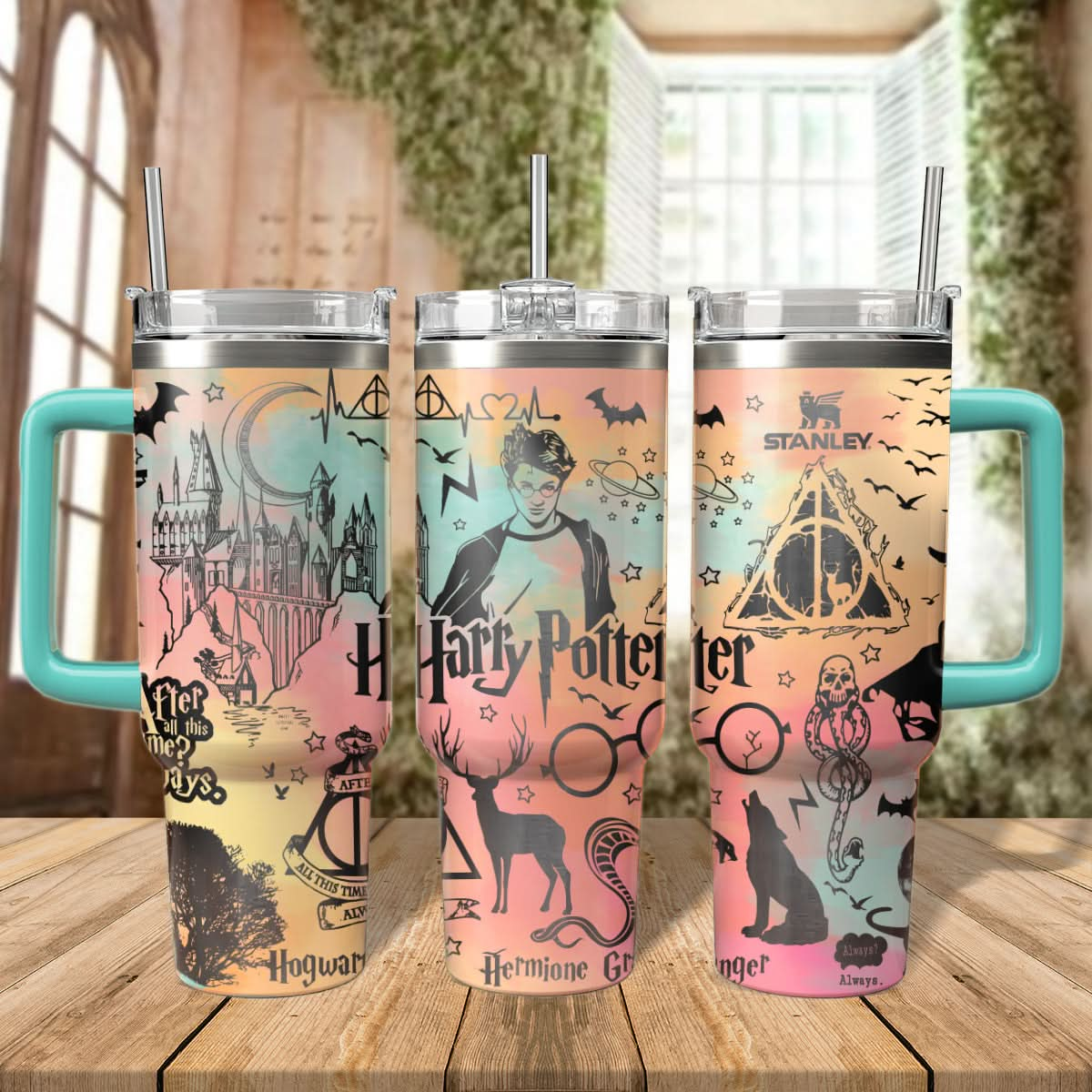 Harry Potter Wizards Engraved 40 oz Tumbler - 407HLHNTB070