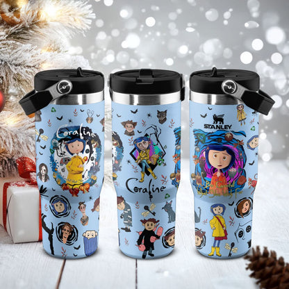 Coraline Movie IceFlow 40oz Tumbler - 410HLHNTB002