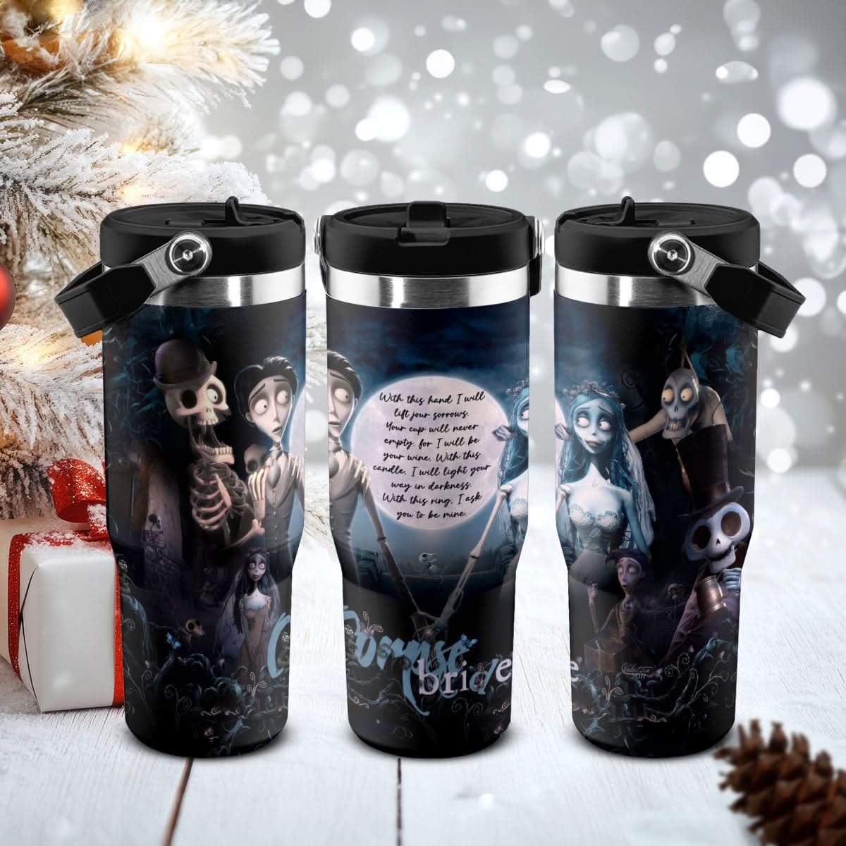 Halloween Corpse Bride IceFlow 40oz Tumbler - 409VTHNTB058