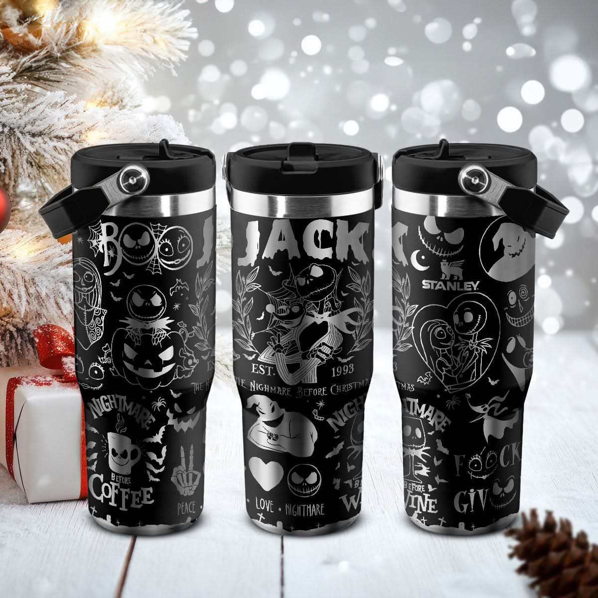 Jack Nightmare Before Christmas Revenge IceFlow 40oz Tumbler - 408HLHNTB123