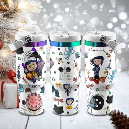 Coraline Custom IceFlow 40oz Tumbler - 410TTHNTB001