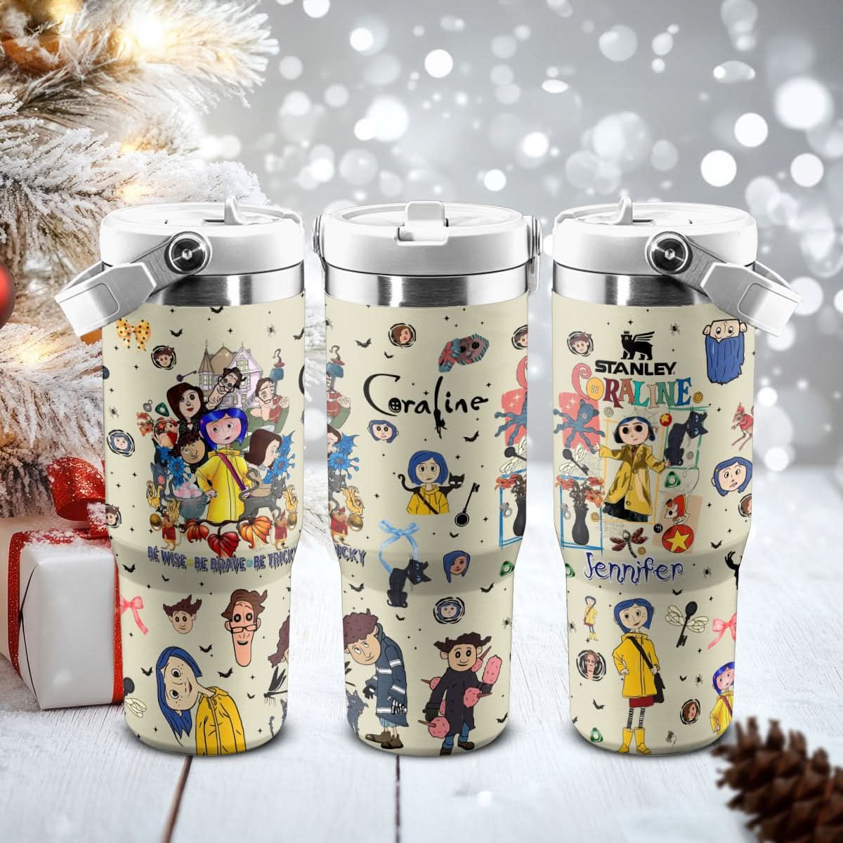 Custom Coraline IceFlow 40oz Tumbler - 410TTHNTB004