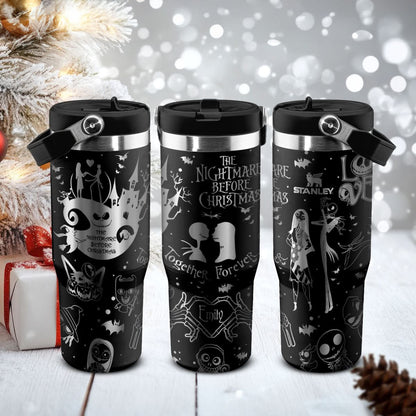 Couple Custom Nightmare IceFlow 40oz Tumbler - 410TTHNTB036