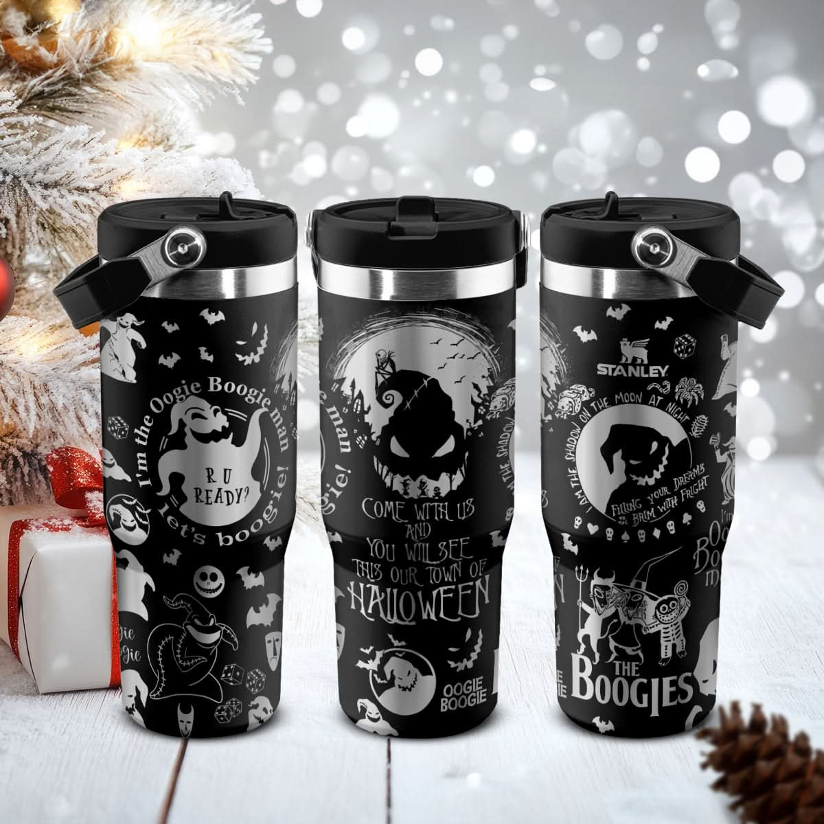 "I'm the Oogie Boogie man" IceFlow 40oz Tumbler - 408VTHNTB033