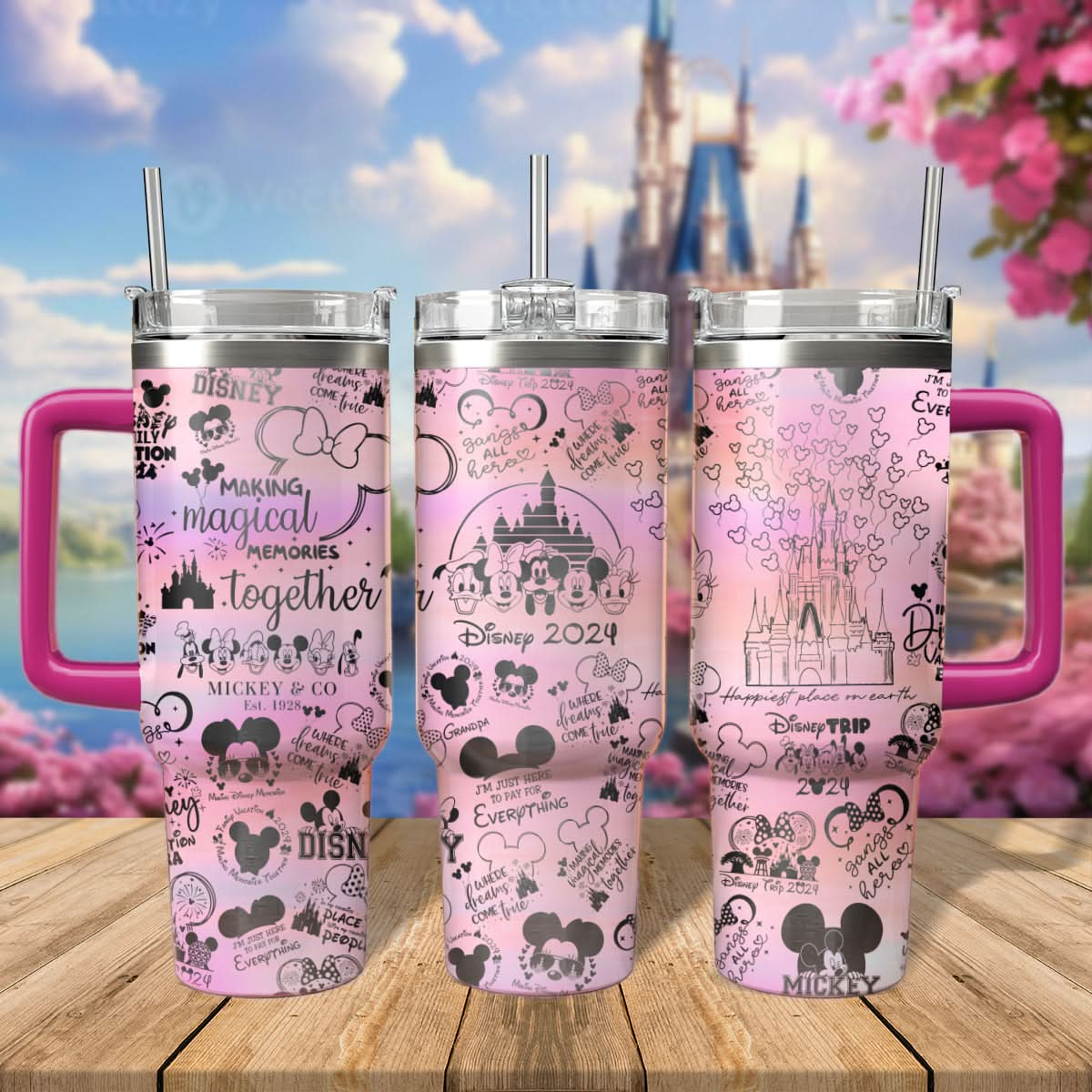 Disney Vacation Family Trip 40oz Tumbler- 406TTHNTB052