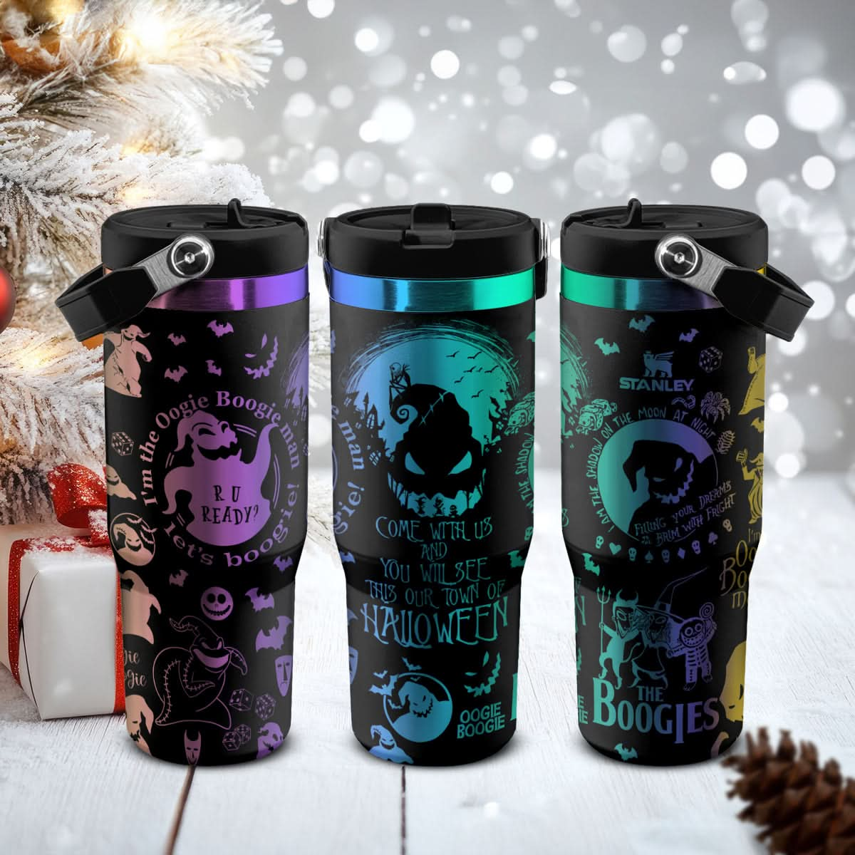 "I'm the Oogie Boogie man" IceFlow 40oz Tumbler - 408VTHNTB033