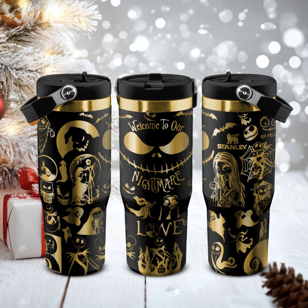 The Nightmare Christmas IceFlow 40oz Tumbler - 408HLHNTB083