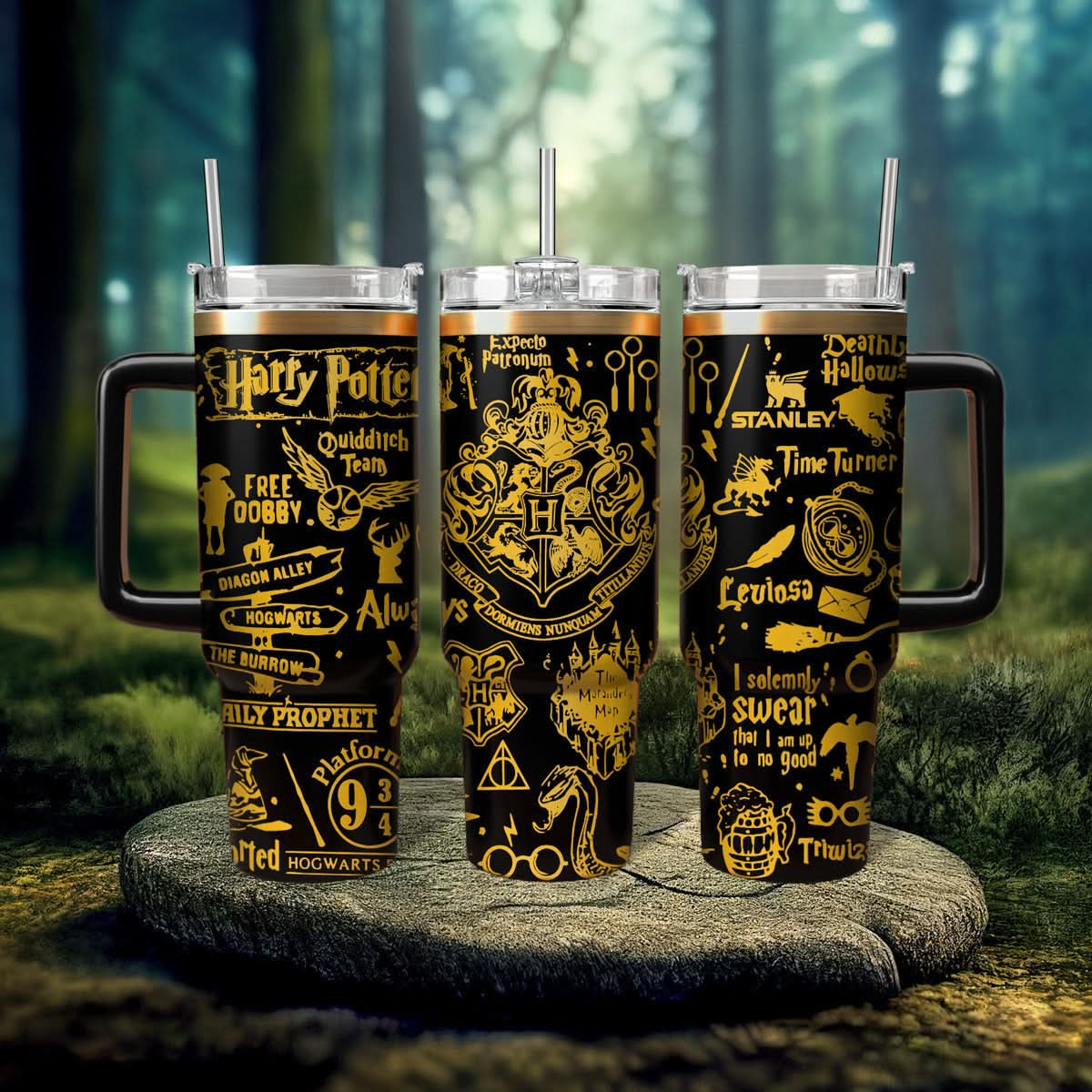 Harry Potter Wizard Engraved 40oz Tumbler- 407HLHNTB047