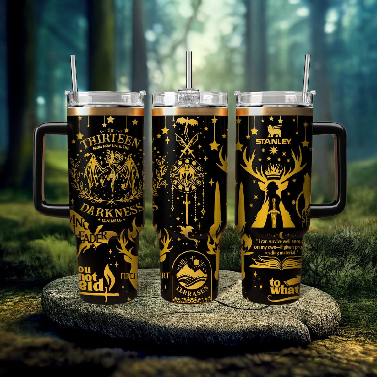 Throne Of Glass 40oz Tumbler - 407VTHNTB037