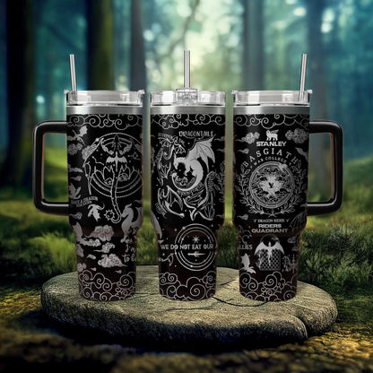 Fourth Wing DRAGONTAILS 40oz Tumbler - 407VTHNTB026