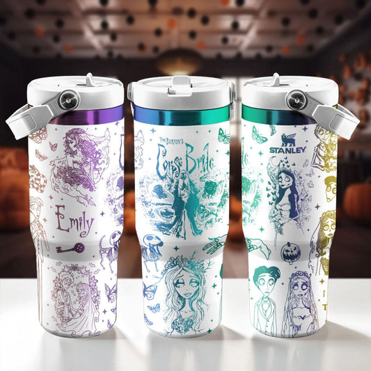 Custom Corpse Bride IceFlow 40oz Tumbler - 409HLTLTB163